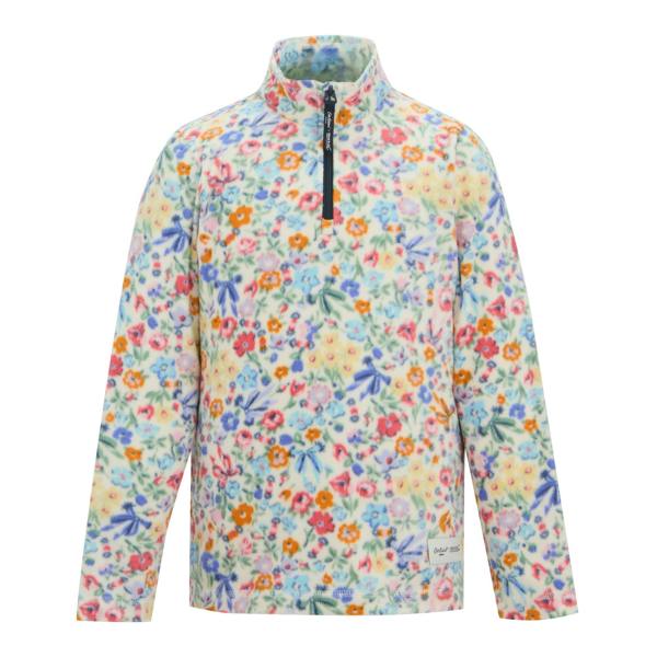Regatta Childrens/Kids Cath Kidston Harmony Ditsy Quarter Zip Fleece Top - Cream - 