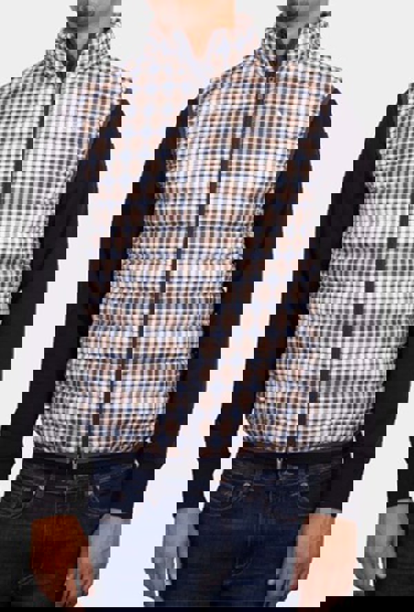 Aquascutum Men's Club Check Gilet