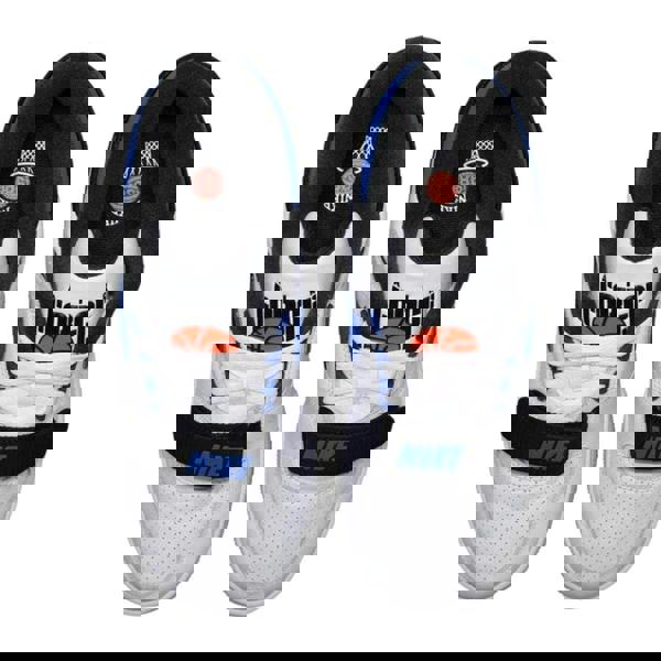 Nike Mens Air Alpha Force 88 Leather Trainers - White/Blue - 