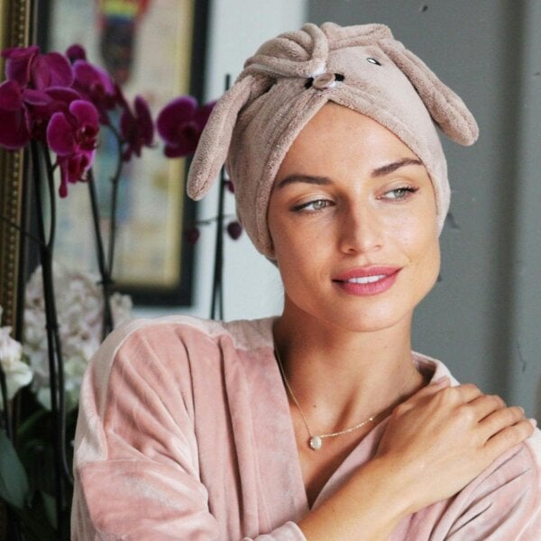 SMUG Novelty Hair Towel Wrap, Doggy
