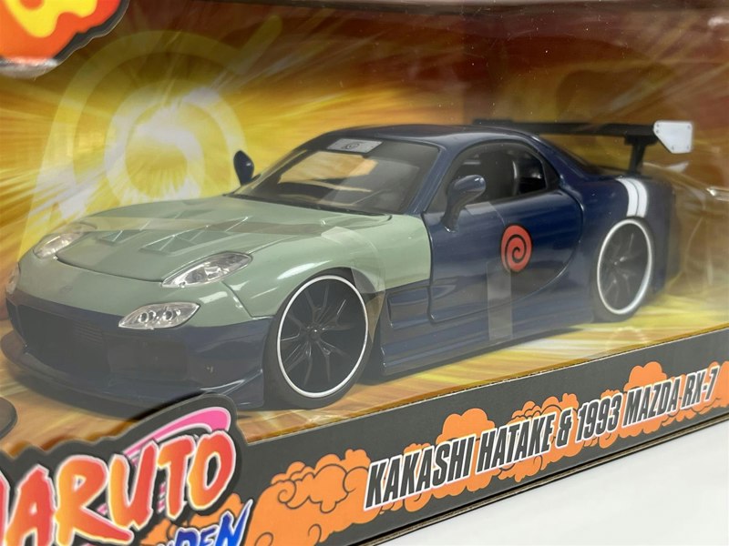 Jada Kakashi Hatake Naruto Shippudem and 1993 Mazda RX-7 1:24 Scale 253255055 34370