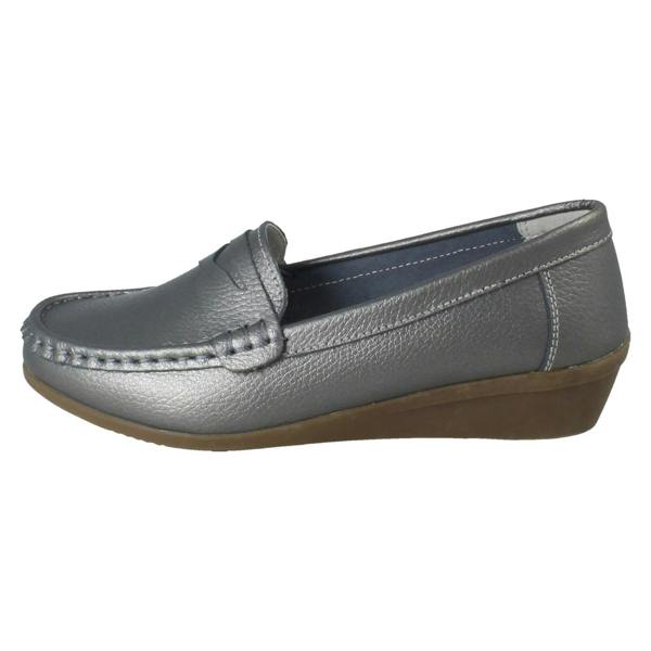 Down to Earth Ladies Down To Earth Leather Loafers F90064
