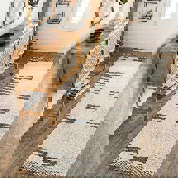 Livabliss Granada-Hand Tufted Beige Taupe Grey Wool Global Rug