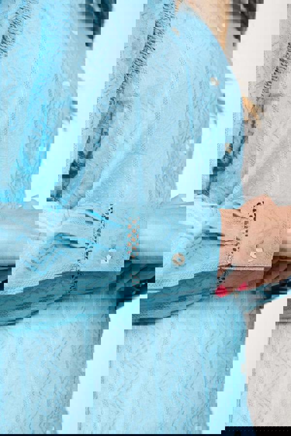 Mudflower Zig Zag Textured Shirt