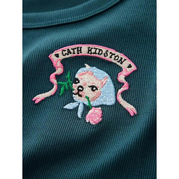 Cath Kidston Womens Biggles Dog Short Pyjama Set - Teal