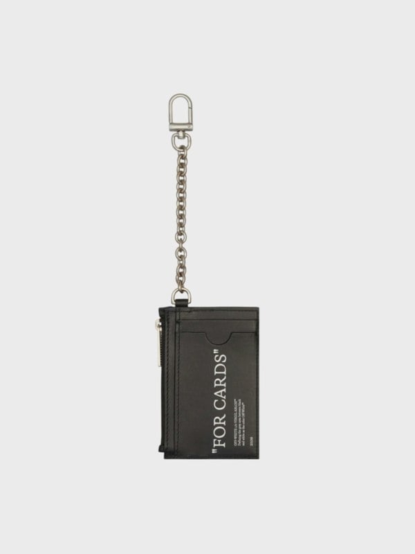 Off - White Quote Bookish Key Ring Card C Black - Supplied FashionOff - White
