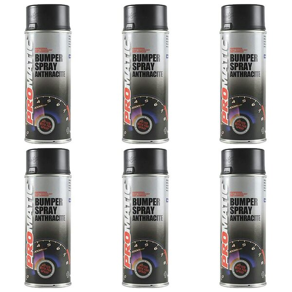 Promatic 6X Promatic Bumperspray Anthracite Spray Paint 400ml