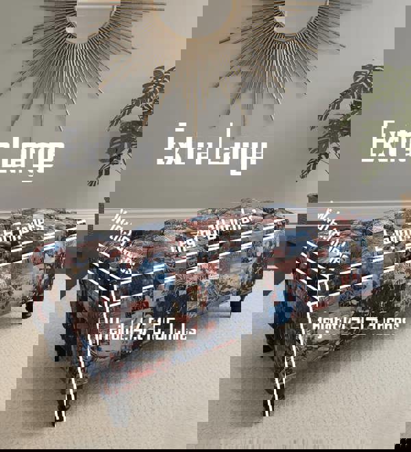 Damask Multicolour Storage Ottoman Bench - ISTOOLS