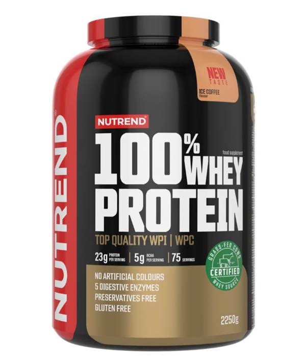 Nutrend 100% Whey Protein, Ice Coffee - 2250g