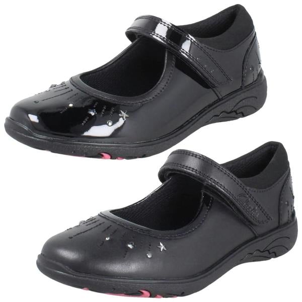 Clarks Girls Clarks Playprints Mary Jane School Shoes Relda Wish