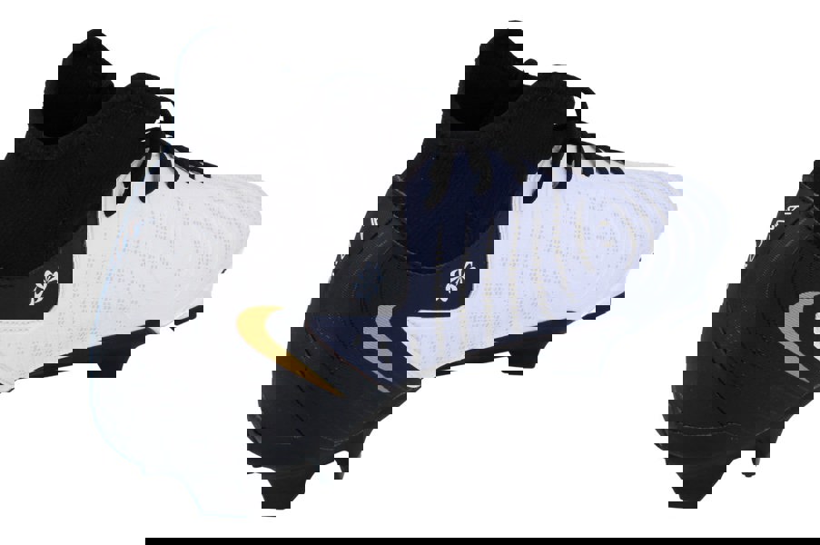 Nike Phantom Luna II Academy Fg/Mg Mens Football Boots Fd6725  100 - White Black Metallic Gold Coin 100 - Photo 2