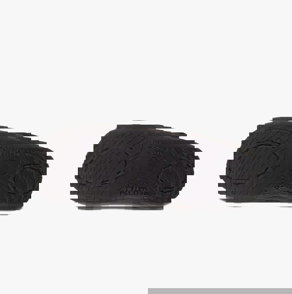 Totes Isotoner SQUARE PATTERNED SMART MULE Mens Mule Slippers Black