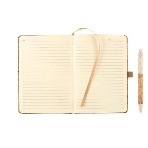 MidOcean Cornota Cork Notebook & Pen - Beige - 