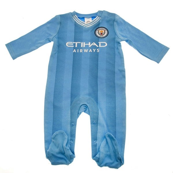 Manchester City FC Baby 2023/2024 Sleepsuit - Blue