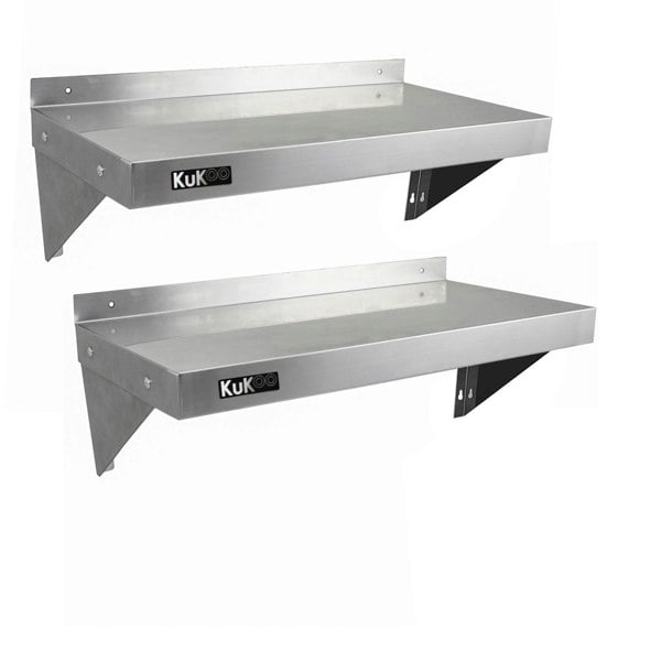 Kukoo 2 x KuKoo Stainless Steel Shelves 900mm x 300mm