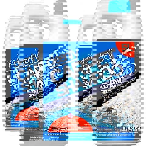 Cleenly Carpet Shampoo Cleaner Solution (10 litres) - Ocean Splash Fragrance - Safe for All Carpet Cleaning Machines