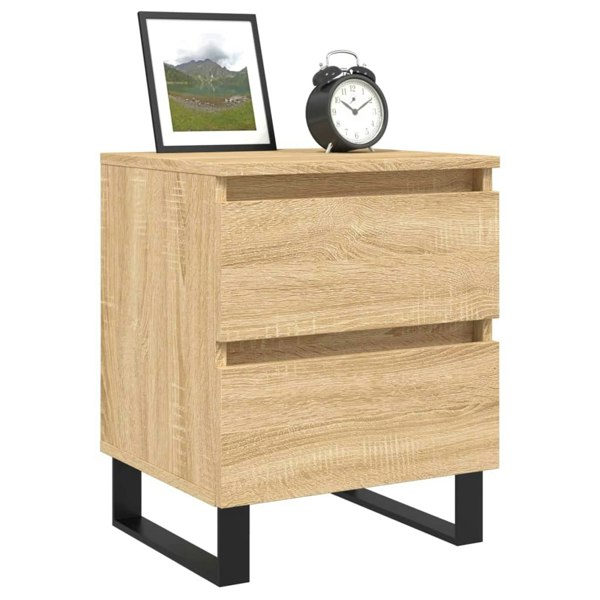Berkfield Bedside Cabinet Sonoma Oak 40x35x50 cm Engineered Wood