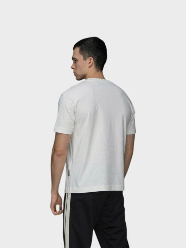 Palm Angels Logo Monogram Shirt White/Beige - Supplied FashionPalm Angels