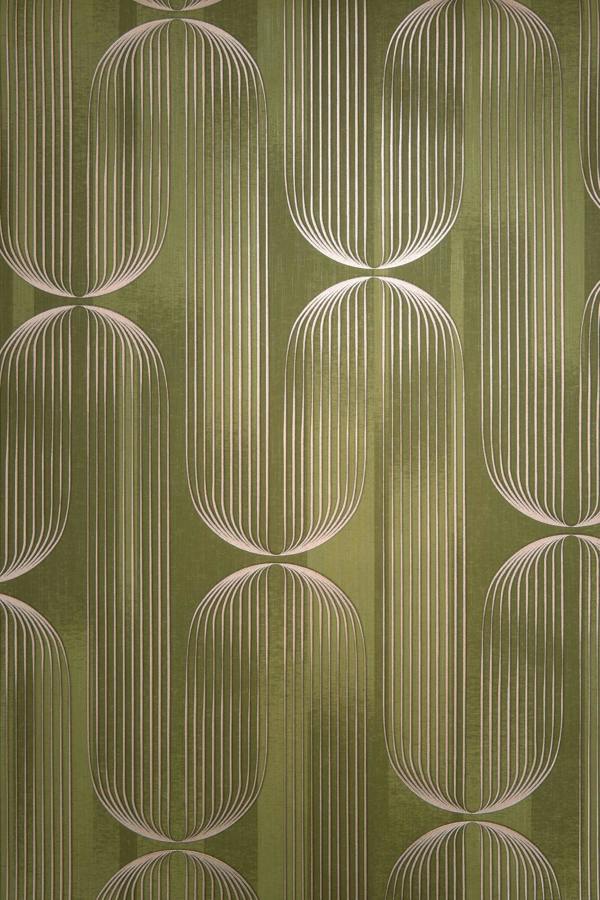 Elle Decoration By Erismann Orbit Lines Geometric Wallpaper