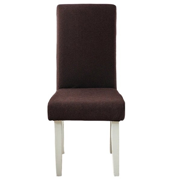 Anyseat Chair Cover Coffee Corn Kernels Waterproof Universal Size for Dining Room Stretch Seat Slipcovers