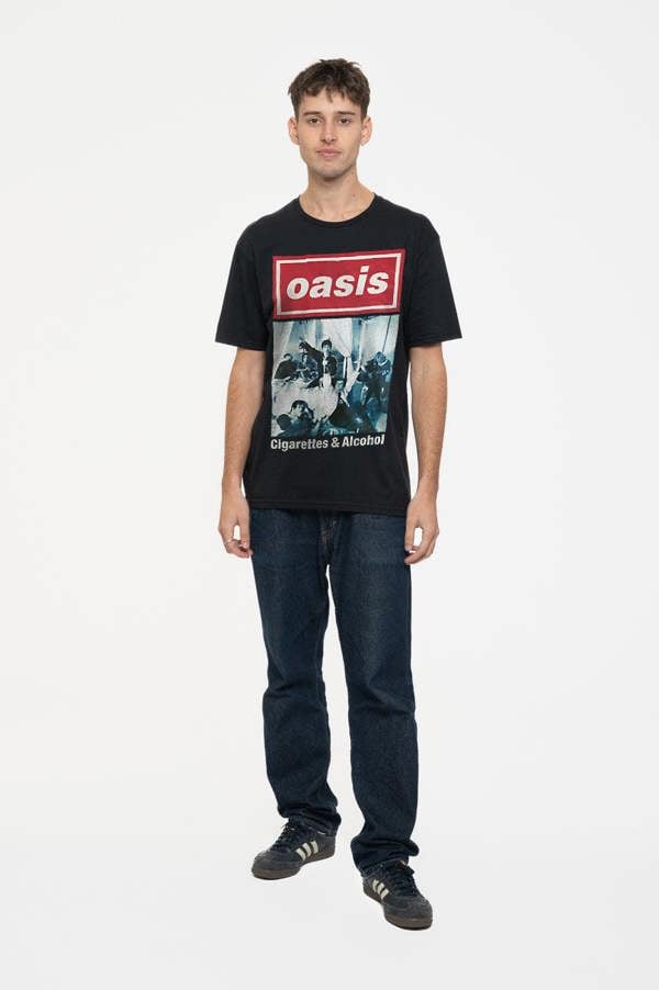 Oasis Cigarettes and Alcohol Single Cover T Shirt