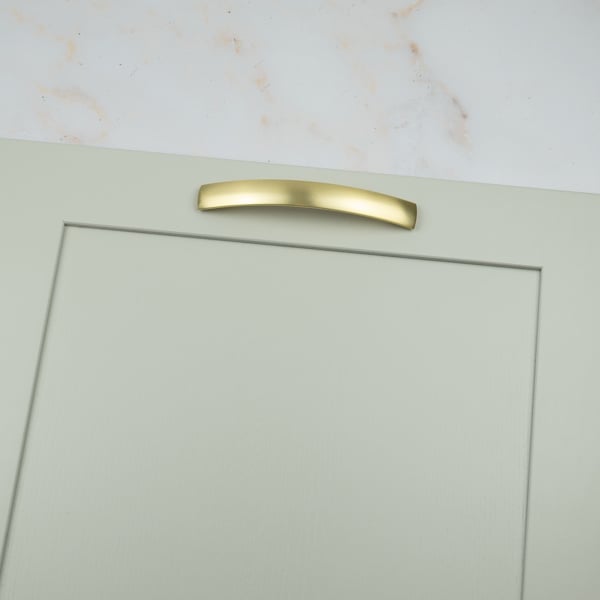 Handle & Home Brushed Brass Bow Cabinet Handle