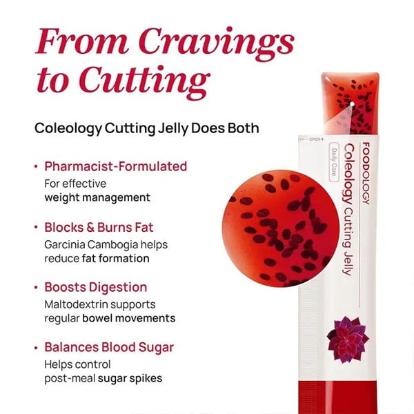 FOODOLOGY Coleology Cutting Jelly 25g x 10 sticks