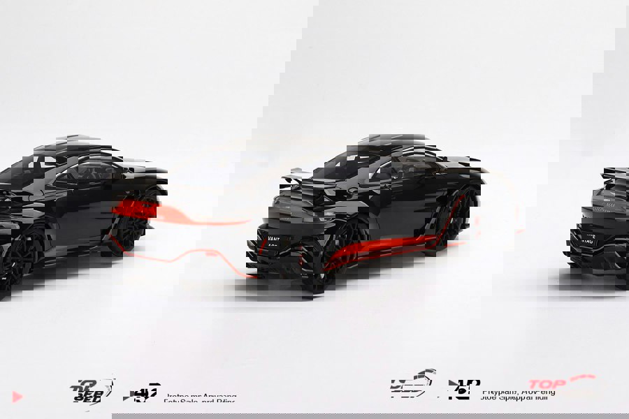 TSM Aston Martin V12 Vantage Jet Black 1:18 Scale TSM TS0452