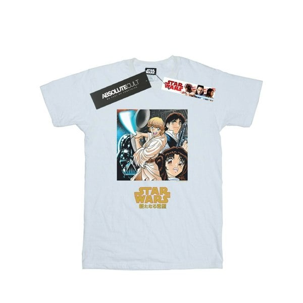 Star Wars Mens Anime Poster T-Shirt - White