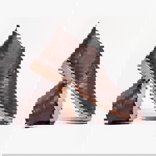 Popps COOPER Mens Desert Boots Dark Brown