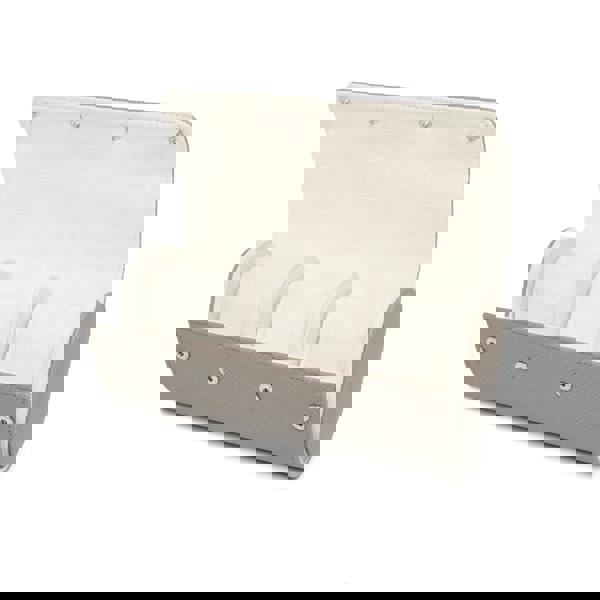 Grey Leather Watch Roll | Luxury Travel Watch Storage Case Kennett Great Britain