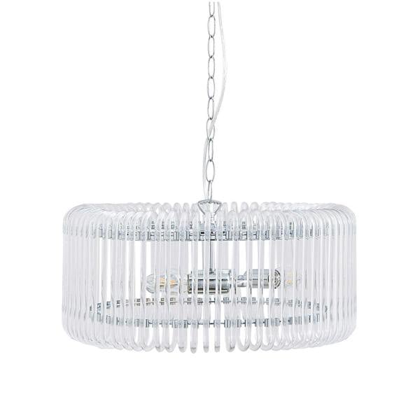 Pagazzi Lighting May 3-Light Chrome Ceiling Pendant