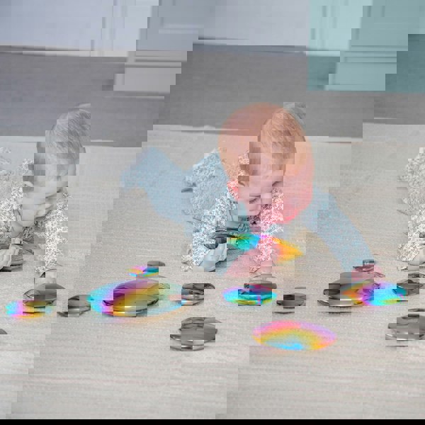 tickit Sensory Steel Colour Burst Buttons