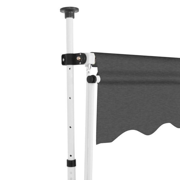 Berkfield Manual Retractable Awning 150 cm Anthracite