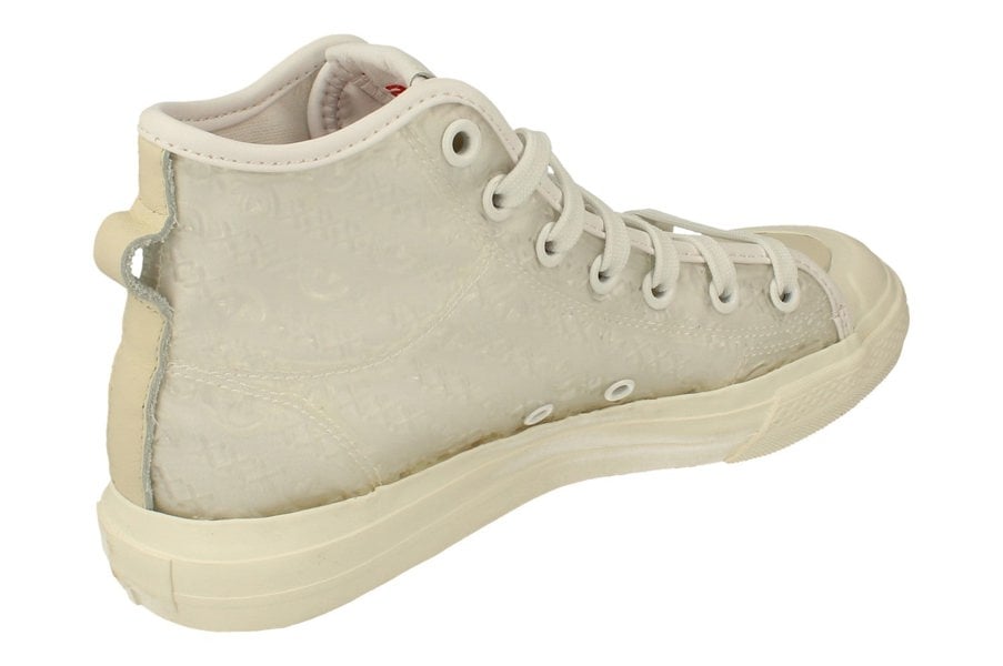 Adidas Originals Nizza Hi Rf Mens Trainers  FX2418 - White White Off White Fx2418 - Photo 2