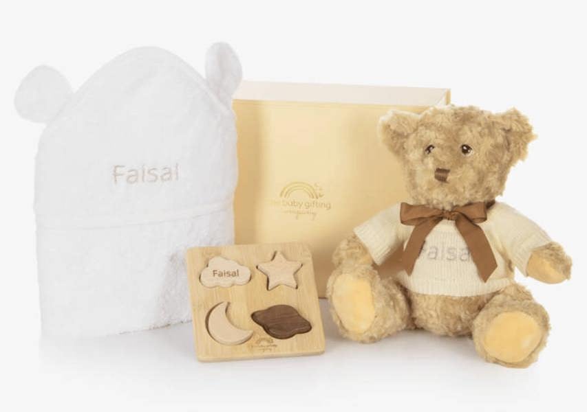 The Baby Gifting Company Splash and Snuggles Bath Time Gift Set