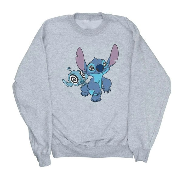 Disney Girls Lilo And Stitch Hypnotized Sweatshirt - Sports Grey