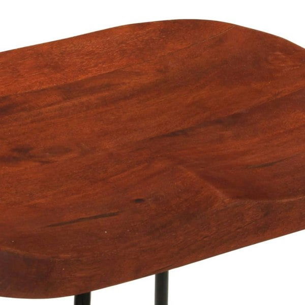 Berkfield Gavin Bar Stools 2 pcs 50x40x78 cm Solid Wood Mango