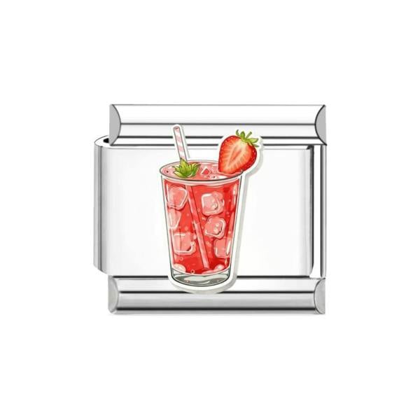 Serafina Strawberry Cocktail | Italian Style Bracelet Charm