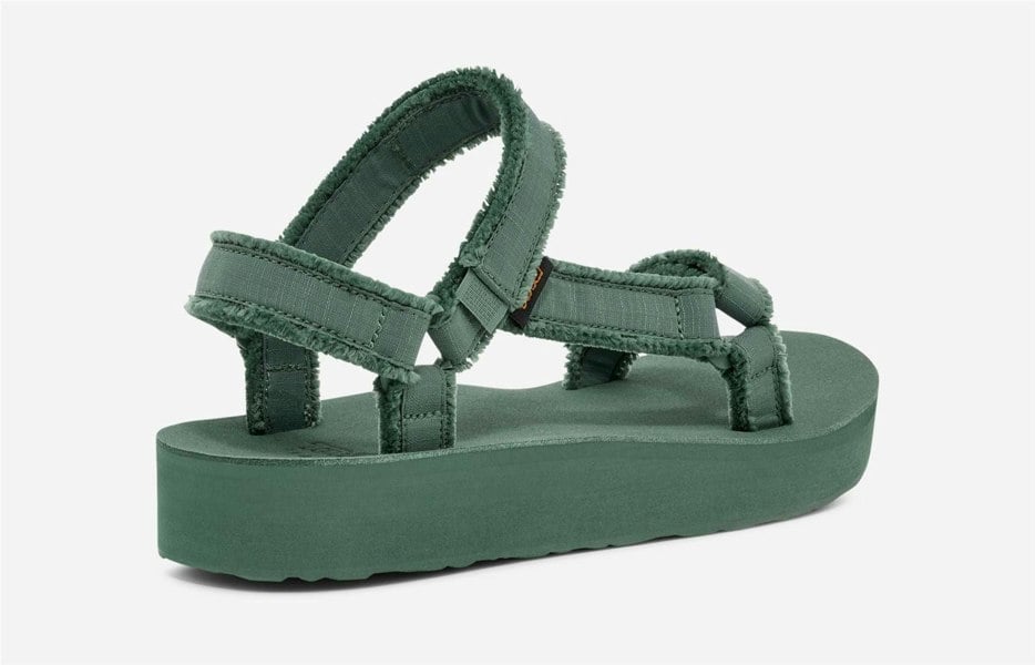 Teva Midform Universal Canvas Women's Silver Pine Sandals