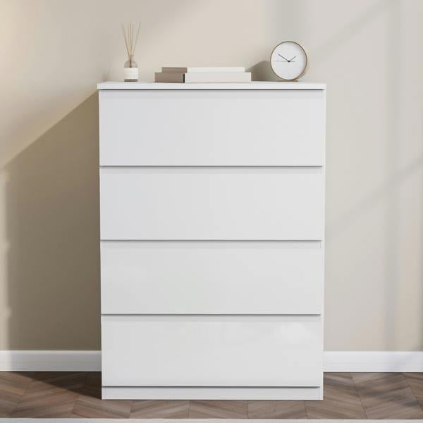 Vida Designs Glinton 4 Drawer Chest, Black