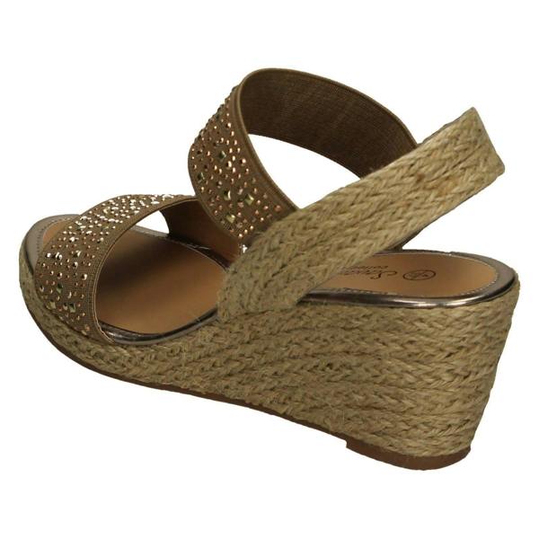 Savannah Ladies Savannah High Wedge Sandals F10908