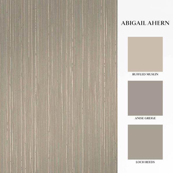 Abigail Ahern Fibre Stripe Wallpaper | Mist