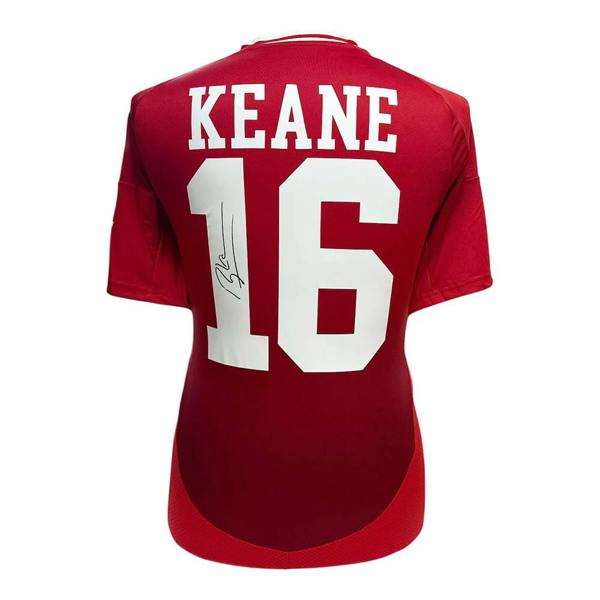 Unbranded Roy Keane signed Manchester United 16 shirt — Framed
