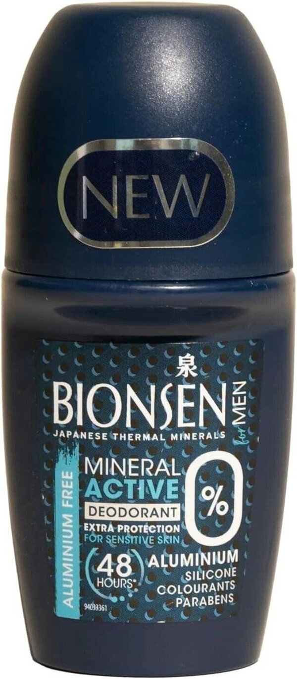 Bionsen Mineral Active Men 50ml Roll-On Deodorant For Him