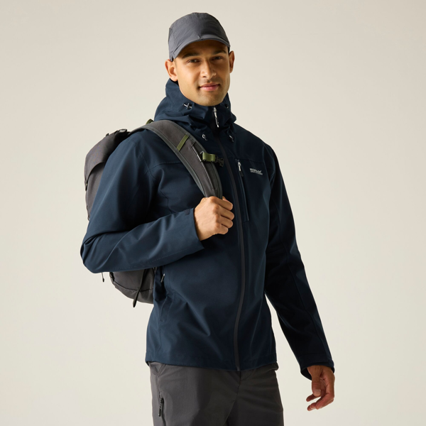 Regatta Mens Birchdale II Waterproof Jacket - Navy