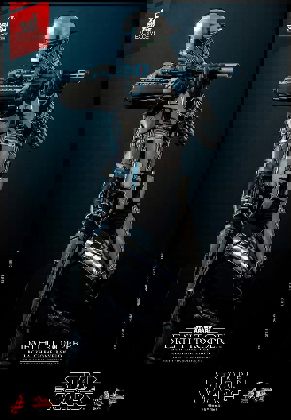 Hot Toys Death Trooper Star Wars Action Figure Black Chrome 1:6 Scale Hot Toys 909531