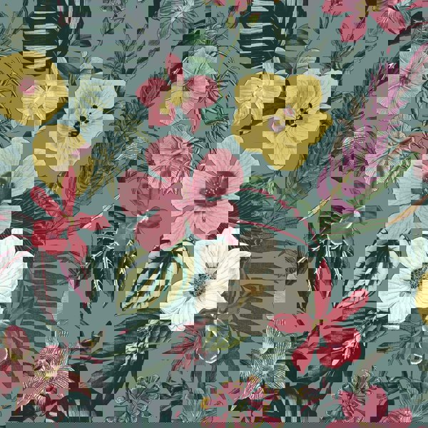 Love Frankie thistle botanical garden wallpaper