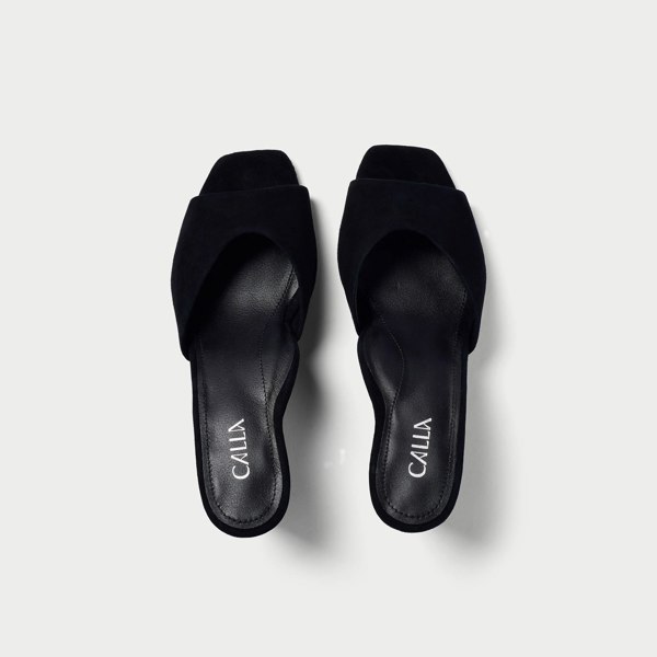 Calla Clare Shoes - Black Suede