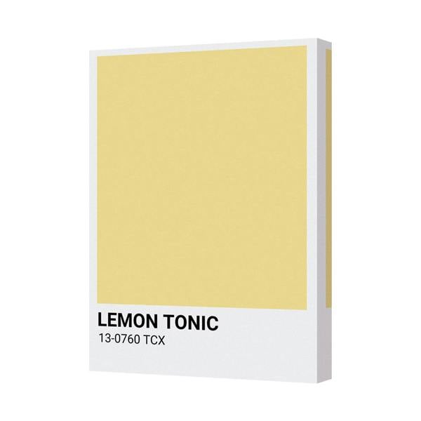 Benjamin Tate Design Lemon Tonic Canvas Color Swatch 13-0760 TCX For Artists